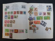 A collection of UK covers in albums and loose, a Royal Mail album of British and world stamps,