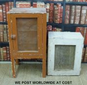 Two meat safes,