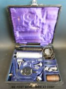 A c1930 cased opthalmoscope / auroscope by Klinostick