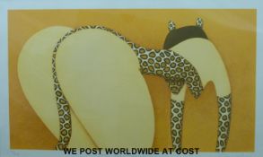 David Laity (Australian) limited edition print (72/250) 'Whats New Pussycat' (956 x 92cm)