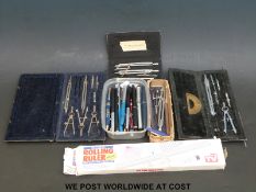 A collection of pens and propelling pencils to include Parker, Platignum etc,