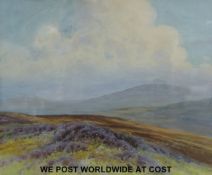 Sidney Pyne collection of watercolours Dartmoor, Lulworth Cove,