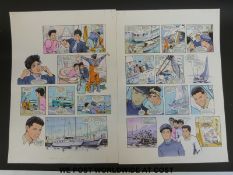 Five Star two full colour original artwork page by Grey