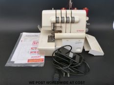 A Singer Ultralock overlocking sewing machine