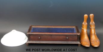 A small counter top display cabinet,