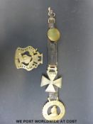 Three Queen Victoria horse brasses including 1897 Jubilee and 1901 Victoria the Good etc