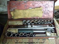 A Britool 1/2 inch socket set