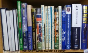 A quantity of books relating to Tottenham Hotspur including Down Memory Lane,
