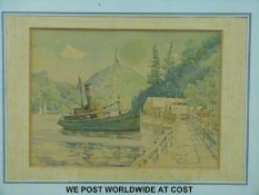 A Vaughan 1935 watercolour 