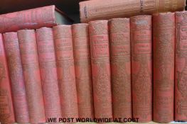 The works of Alexander Dumas (London, The Waverley Book Co, undated) red cloth,