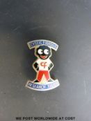 A special edition Golly badge in aid of Cystic Fibrosis Research Trust