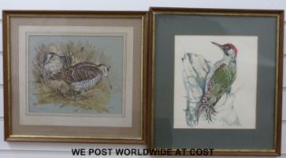 Frank Jarvis two watercolours,