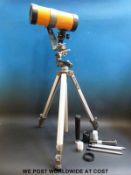 A catadioptic reflextor telescope F600mm on Kenlock tripod base together with three table mounting