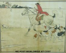 Cecil Aldin hunting print 'Admiration' (37 x 47cm)