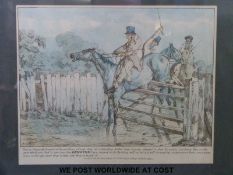 Prints including Alken horse example,