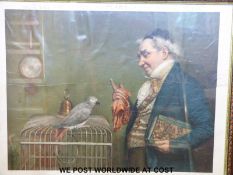 Four framed Pears prints together with one other