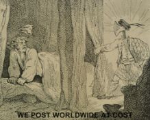 Twenty etchings relating to Dr Samuel Johnson, published by E.