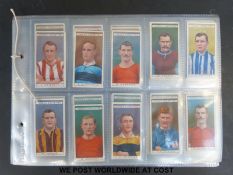 A set of Ogden's Football Club Colours cigarette cards
