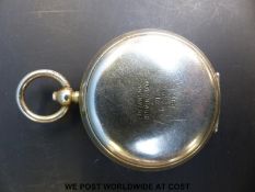 A military marching compass marked Dennison Birmingham VI 12989 1917
