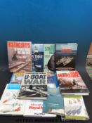 A collection of books relating to the Royal Navy and battleships including Chris Grant,