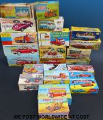 Twenty-three scale model friction toys comprising Clifford Fire Engine, Vauxhall Velox Cresta 6,