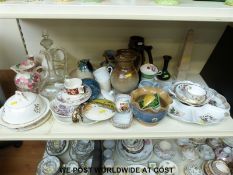 A collection of ceramics to include Clarice Cliff,