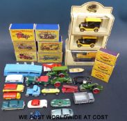 Twenty-eight Matchbox diecast model vehicles,