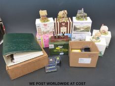 Eight Collectors' Club Lilliput Lane cottages to include the Chocolate Box, Afternoon Tea,