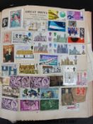 Two albums of first day covers and two further albums of stamps