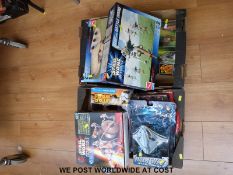 Twelve Kenner, ERL and other figures, vehicles and accessories sets,