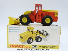 Dinky Toys diecast model Eaton Yale Articulated Tractor Shovel, 973,