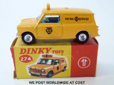 Dinky Toys diecast model Morris Minor A.A.