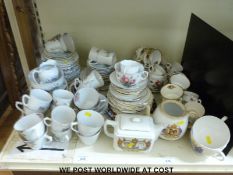A large quantity of decorative tea ware,