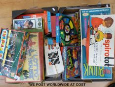 Over 20 c1960s and 1970s games to include Kerplunk, etc,