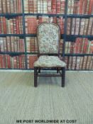 A bobbin turned nursing chair