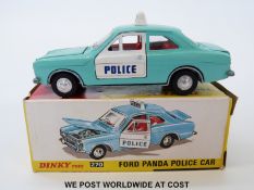 Dinky Toys diecast model Ford Panda Police car, 270, with turquoise body,
