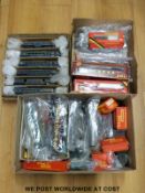 A large collection of Hornby and Tri-ang 00 gauge carriages, wagons and accessories,