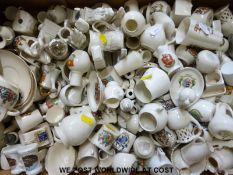 A very large quantity of Goss, Grafton, Arcadian and Caltonware crested china,
