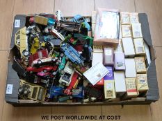 A large collection of Solido, Polistil, Minialuxe, Lledo, Matchbox,