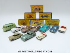 Sixteen Matchbox Lesney 1.