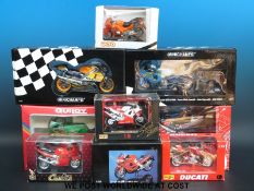 Nine Minichamps, Maisto and other diecast model vehicles,