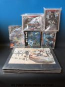 Ten Waddingtons and MB Star Wars jigsaw puzzles, all with original boxes,
