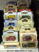 Over 80 Lledo, Oxford Diecast and similar diecast model vehicles,