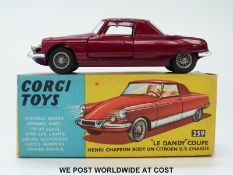 Corgi Toys diecast model 'Le Dandy' Coupe Henri Chapron Body on Citroen DS Chassis, 259,