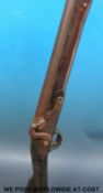 Percussion hammer-action Brown Bess rifle with lock marked 'Tower' and with crown over GR cipher,