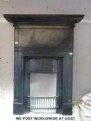 An late 19th / early 20thC cast iron fireplace