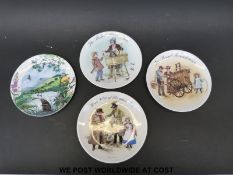 A collection of boxed and certificated Wedgwood plates to include 'Country Panorama' series and