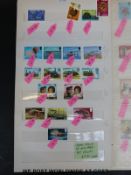 Two ring binders of Jersey stamp booklets and a stockbook of mint Jersey stamps