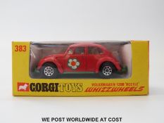 Corgi Toys Whizzwheels diecast model Volkswagen 1200 'Flower Power' Beetle, 383,