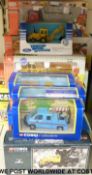 Twelve Corgi, Joal and similar diecast model agricultural and commercial vehicles,
